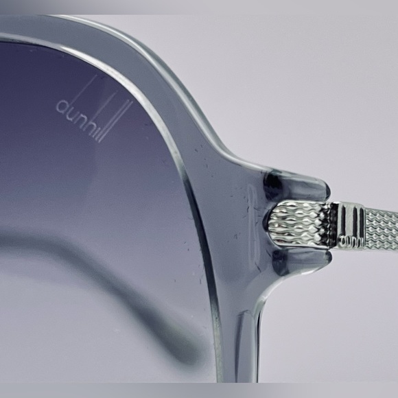 Dunhill SDH130 09MB-Transparent Grey Frame-Gradient Grey Lenses-NEW/AUTHENTIC - Picture 10 of 15